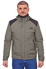 Куртка чоловіча демісезонна The North Face 24-S2791 оливкова, фото 3
