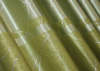 Шторна тканина софт "Ліана". Висота 2,7 м. Колір оливковий. Код 462ш