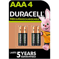 Аккумулятор Duracell AAA HR03 900mAh * 4 (5005015)(1839200966756)