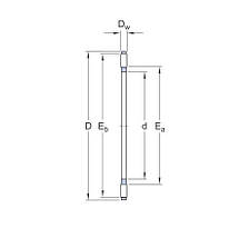 AXK4060 підшипник роликовий (сепаратор), розмір 40*60*3, Koyo Японія, фото 4