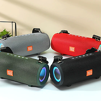 Bluetooth-колонка TG322 Red Водонепроникна з RGB підсвічуванням, фото 5