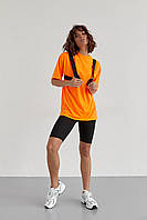 Женский велосипедный костюм с портупеей - оранжевый цвет, S (есть размеры) af