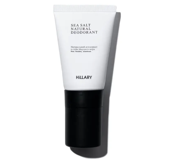 Натуральний дезодорант з сіллю Мертвого моря Hillary Sea Salt Natural Deodorant, 50 мл
