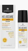 Сонцезахисний гель з тоном на водній основі SPF50+ Gel Oil-Free Heliocare 360º 50 мл