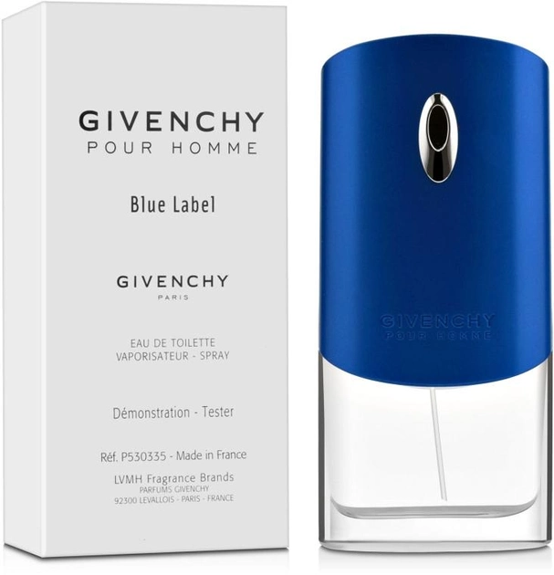 Туалетная вода Givenchy Pour Homme Blue Label Tester Lux 100 ml. Живанші Пур Хом Блюйбл Тестер Люкс 100 мл.