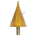 Ступінчасте свердло по металу 4-52 мм HSS TiN Step Drill, фото 2