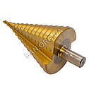 Ступінчасте свердло по металу 4-52 мм HSS TiN Step Drill, фото 3