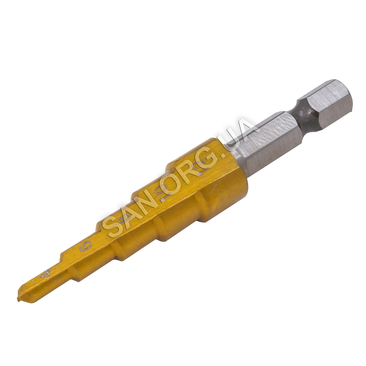 Ступінчасте свердло по металу 4-12 мм HSS TiN Step Drill