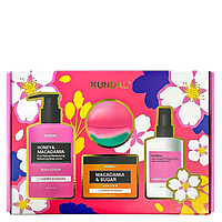 Набір косметики для догляду за тілом з ароматом "Cherry Blossom" KUNDAL Bath&Body Gift Set Cherry Blossom
