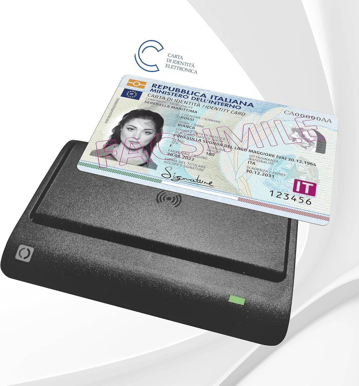 Nternavigare Electronic ID Card Reader CIE 3.0 для безконтактних карток, фото 1