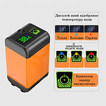 Автономний портативний душ з вбудованим акумулятором 6000 mAh, портативний душ, фото 6