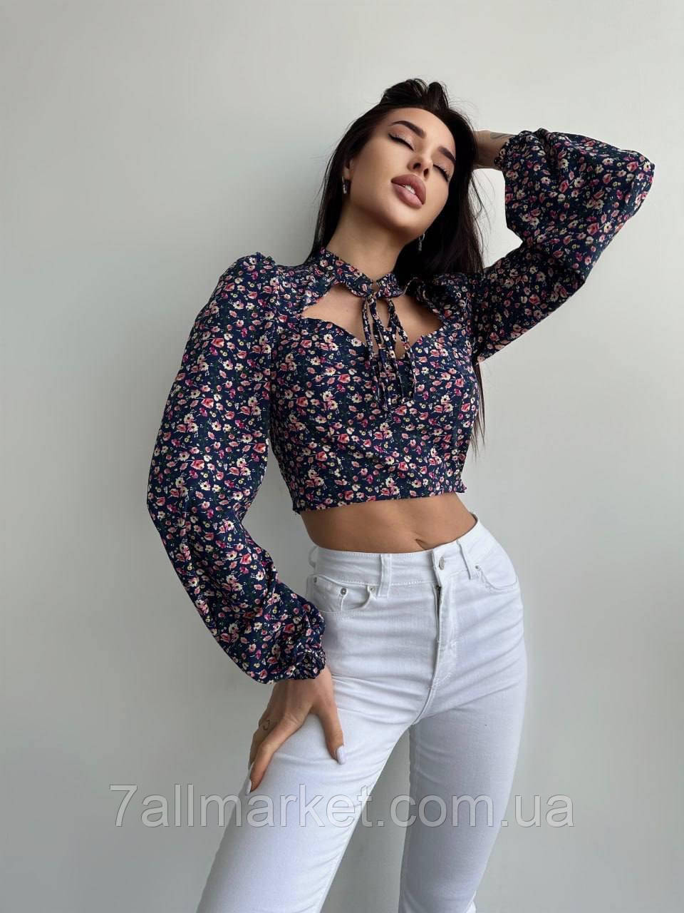 Блуза жіноча софт розміри: (42-48) (2кв) "NAOMI" недорого від прямого постачальника