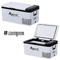 Компрессорные автохолодильники (18 литров) Кемпинговый холодильник Alpicool Холодильник для автомобиля EUR