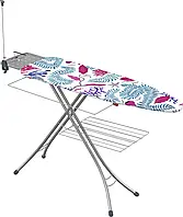Дошка прасувальна для підлоги Gimi Advance M Coral Turquoise (155577) 928448 Тримач дроту Полиця для білизни