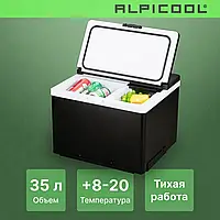 Холодильник для автомобиля Alpicool Большой компрессорный автохолодильник 60 Вт Автохолодильники EUR