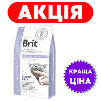 Brit Gastrointestinal 2 кг корм для котов Брит Гастро Brit Grain Free Veterinary Diet Gastrointestinal Herring