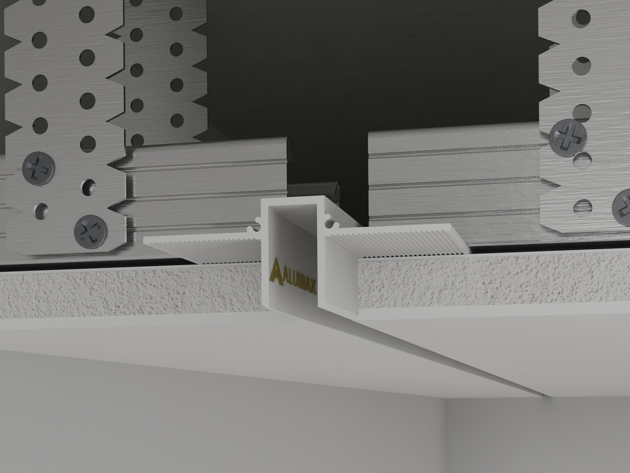 Роздільний профіль тіньового шва РПТШ 10 Білий, фото 1