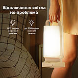 Лампа на сонячних батареях, акумуляторний LED світильник – нічник, ліхтар для кемпінгу, фото 7