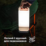 Лампа на сонячних батареях, акумуляторний LED світильник – нічник, ліхтар для кемпінгу, фото 10