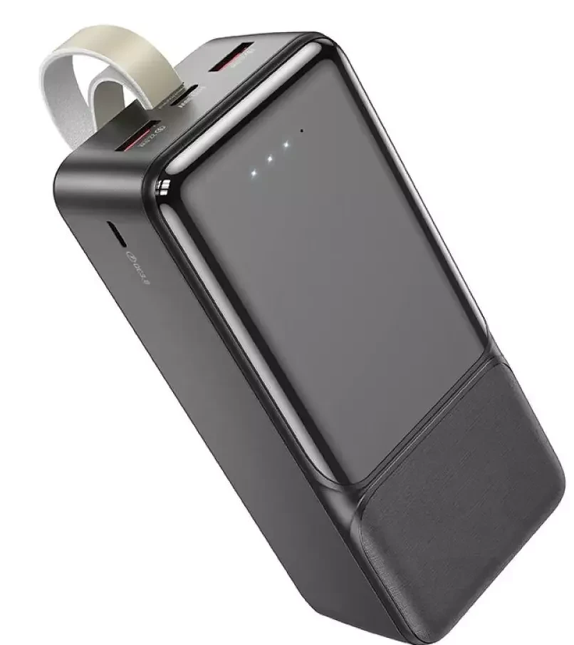 УМБ Павербанк із швидкою зарядкою 50000mAh PD30W+22.5W Borofone BJ33D Creed Зовнішній акумулятор 2USB Type-C Чорний