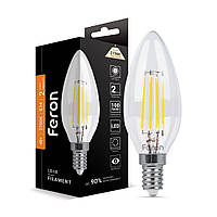 Світлодіодна лампа Feron Filament LB-68 4 Вт E14 2700 K
