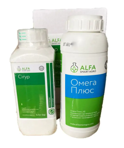Гербіцид Сігур 2,5 кг. + ПАР Омега Плюс 5 л. (комплект), фото 1