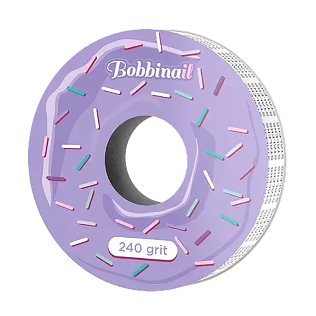 Запасний блок файл-стрічки білий для пластикової котушки Bobbinail STALEKS PRO 240 грит (7 м) ATS-240w