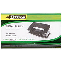 Дырокол металлический 4Office на 1-8 листов