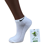 Носки женские короткие летние сетка Luxe 23-25 размер (36-40 обувь) спорт Рисунок 2 белый