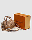 Жіноча сумка Луї Віттон коричнева Louis Vuitton Brown Speedy Nano Monogram, фото 3