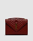 Жіноча сумка Ів Сен Лоран червона Yves Saint Laurent Red, фото 2