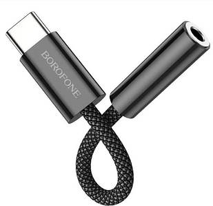 Адаптер BOROFONE BV15 Type-C digital 3.5 audio converter