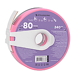 Змінний файл-стрічка papmAm білий EXPERT в пластиковій котушці STALEKS PRO 240 грит ATC-240w, фото 2