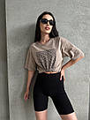 Велосипедки ТРЕСИ жіночі короткі ТРИКОТАЖНІ SHORT ЧОРНИЙ р.48-62, фото 2