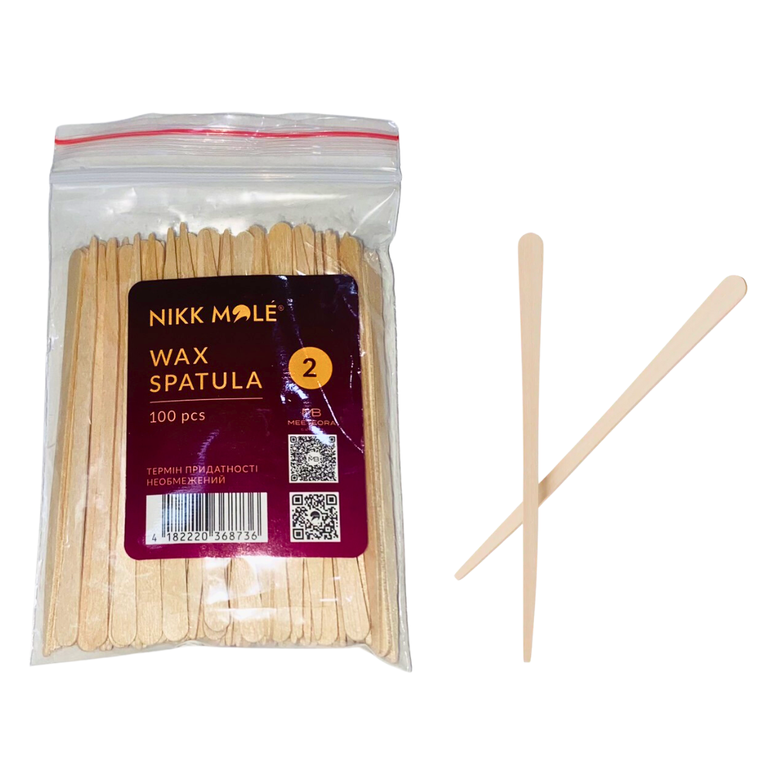 Набір шпателів №2 | Nikk Mole | маленькі | 100 шт, фото 1