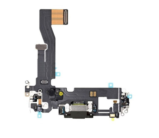 Шлейф із роз'ємом зарядки та мікрофоном для iPhone 12 /12 Pro, фото 1