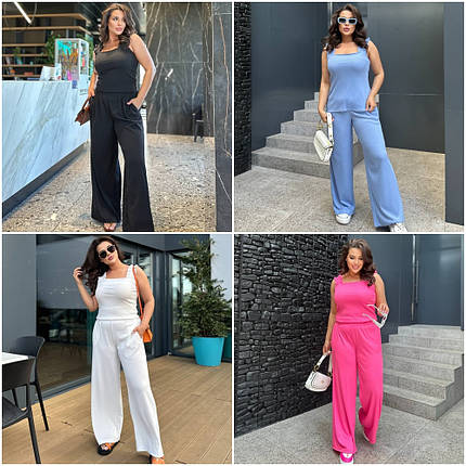 Неймовірно красиві штани бавовняний мустанг висока посадка розміри батал, фото 1