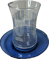 Склянка для чаю с блюдечком Армуд,, ,LAV Classic