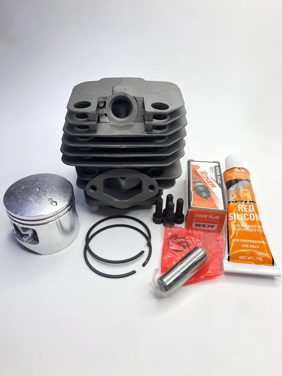 Поршнева Бензопили 43 мм gl 45 к-кт прокладки Noker, фото 1