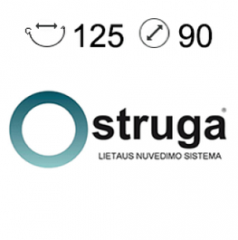 Водостічна система Struga 125/90 метал