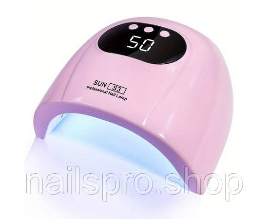 Лампа для манікюру LED/UV Sun S3 USB 88 Вт, рожева