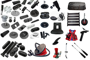 Аксесуари та комплектуючі для човнів ПВХ.