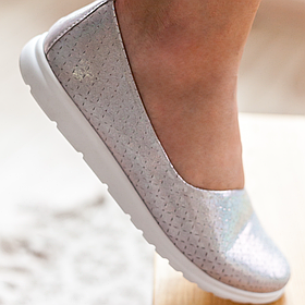 Балетки жіночі сріблястого кольору “Style Shoes”