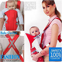 Слинг-рюкзак для переноски ребенка / Сумка кенгуру Baby Carriers красный