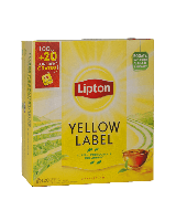 Чай Lipton Yellow Label 120 пакетиков чёрный без добавок и ароматизаторов