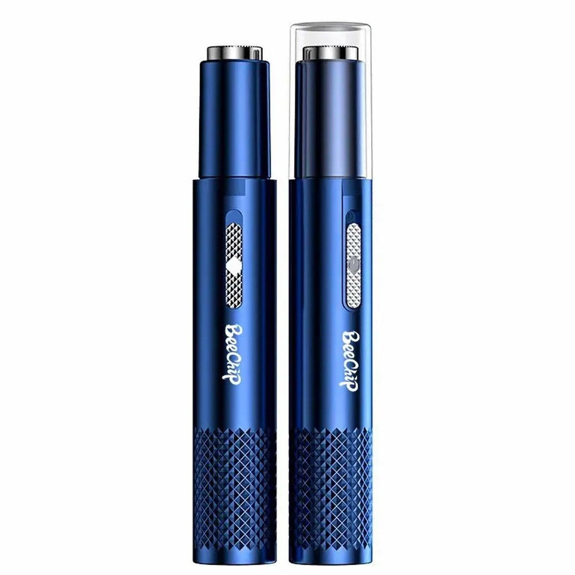 Тример для волосся в носі та вухах USB, що перезаряджається синій, фото 1