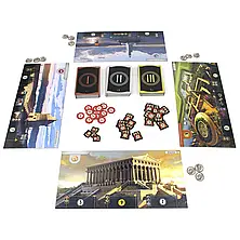 7 Чудес 2-е видання (7 Wonders; коробка англійською) + правила УКРАЇНСЬКОЮ, фото 3