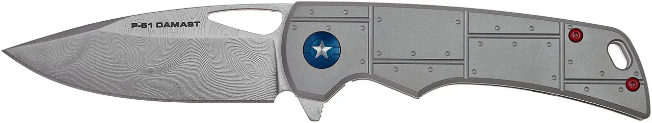 Ніж Boker Plus P51 Mustang Damast