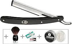 Набір для гоління Boker Gift Set Barberette Black, (змінні леза)