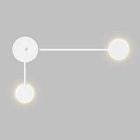 Светильник настенный MSK Electric Disk на две лампы G4 белый NL 3665-2 WH z118-2024